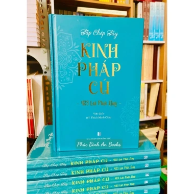 Sách Tập Chép Tay Kinh Pháp Cú 423 Lời Phật Dạy Bìa Cứng Tặng Bút & Ruột Bút 100.000₫