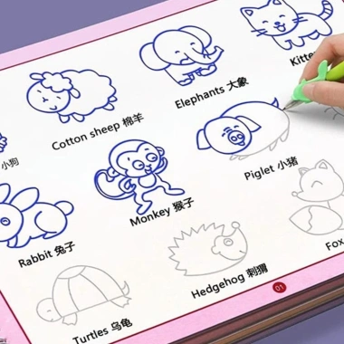 Sách Tập Vẽ Nét Rãnh Xóa Được Cho Bé - Học Tiếng Anh & Viết Lớp, Giá ưu đãi 91.000 5