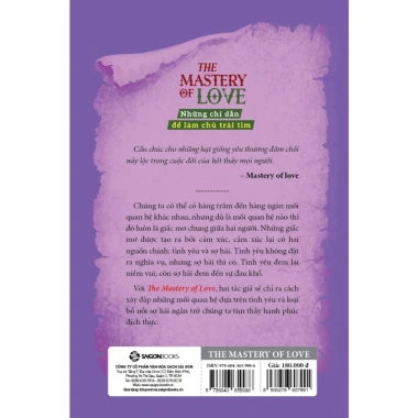 Sách The Mastery Of Love - Hướng dẫn yêu thương Janet Mills & Miguel Angel Ruiz - Giá ưu đãi 153.000₫