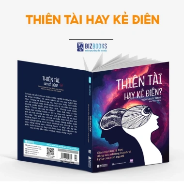 Sách Thiên Tài Hay Kẻ Điên - Giải mã tâm lý hành vi kỳ lạ của con người, giá 146.400₫ Bizbooks 5 Sách Thiên Tài Hay Kẻ Điên - Giải mã tâm lý hành vi kỳ lạ của con người, giá 146.400₫ Bizbooks 5
