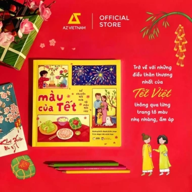 Sách Thiếu Nhi Màu Của Tết - Sách tô màu giảm giá 59.000đ, phát triển sáng tạo ngày Tết 2