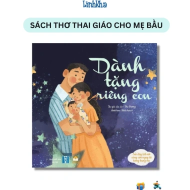 Sách Thơ Thai Giáo Cho Mẹ Bầu Hạnh Phúc Bìa Cứng - Quà Tặng Đặc Biệt Cho Con - Lionbooks 89.000₫