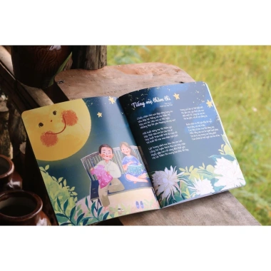 Sách Thơ Thai Giáo Cho Mẹ Bầu Hạnh Phúc Bìa Cứng - Quà Tặng Đặc Biệt Cho Con - Lionbooks 89.000₫