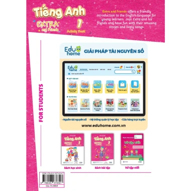 Sách Tiếng Anh 1 Extra and Friends - Sách bài tập DTPbooks, giảm còn 55.000₫