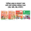 Sách Tiếng Anh 8 Right On! Gói mở rộng nâng cao SB WB NB BTBT - Giá ưu đãi 261k