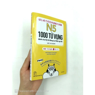 Sách tiếng Nhật 1.000 Từ Vựng Thi N5 - Giá ưu đãi 72.000₫, đọc nhanh đạt điểm cao 3 Sách tiếng Nhật 1.000 Từ Vựng Thi N5 - Giá ưu đãi 72.000₫, đọc nhanh đạt điểm cao 3