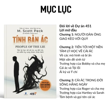 Sách Tính Bản Ác – Tâm lý học ác, dối trá, hy vọng chữa lành, chỉ 155.400₫ 4