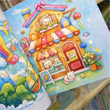 Sách Tô Màu 10.000 Hình Dễ Thương Cho Bé Phát Triển Tư Duy & Sáng Tạo Giá 20.000₫ 4