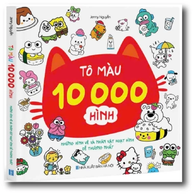 Sách Tô Màu 10.000 Hình Dễ Thương Cho Bé Phát Triển Tư Duy & Sáng Tạo Giá 20.000₫ 10