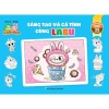 Sách tô màu Baby Three, Capybara, Kuromi, Labubu, Cinnamoroll Sanrio cho bé 18.000đ 7