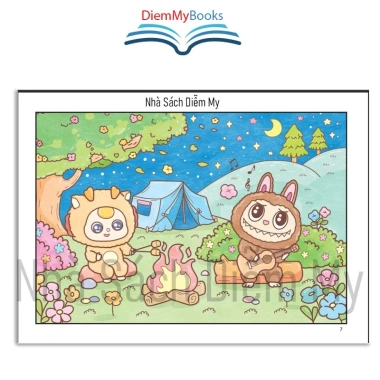 Sách Tô Màu Baby Three và Những Người Bạn - 64 trang, sáng tạo cho bé, giảm giá 49.000 VND 8