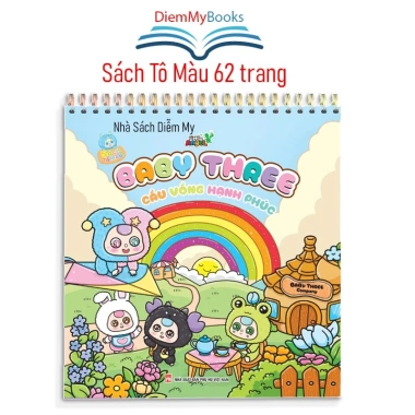 Sách Tô Màu Baby Three và Những Người Bạn - 64 trang, sáng tạo cho bé, giảm giá 49.000 VND 10