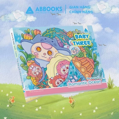 Sách Tô Màu Babythree Capybabra – Chữa Lành Tâm Hồn, Tranh Hoạt Hình ABBOOKS 3