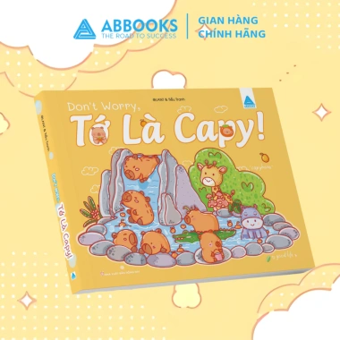 Sách Tô Màu Babythree Capybabra – Chữa Lành Tâm Hồn, Tranh Hoạt Hình ABBOOKS 5