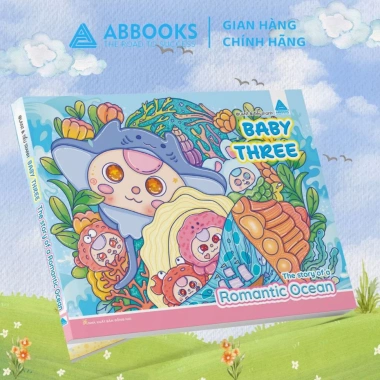 Sách Tô Màu Babythree Capybabra – Chữa Lành Tâm Hồn, Tranh Hoạt Hình ABBOOKS 10