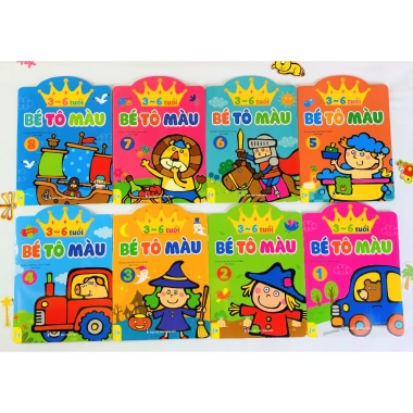 Sách tô màu cho bé 3-6 tuổi - Phát triển sáng tạo, giảm giá 40.000đ ndbooks