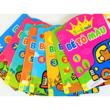 Sách tô màu cho bé 3-6 tuổi - Phát triển sáng tạo, giảm giá 40.000đ ndbooks