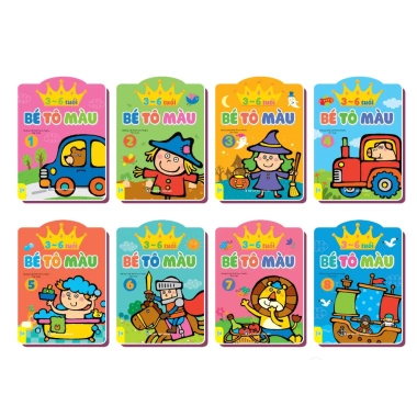 Sách tô màu cho bé 3-6 tuổi - Phát triển sáng tạo, giảm giá 40.000đ ndbooks