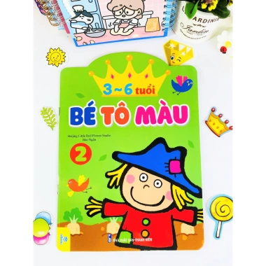 Sách tô màu cho bé 3-6 tuổi - Phát triển sáng tạo, giảm giá 40.000đ ndbooks