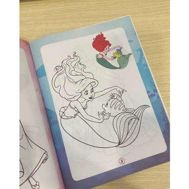 Sách tô màu công chúa cho bé ABBOOKS - Hình ảnh lung linh, phát triển sáng tạo, giá ưu đãi 10.350