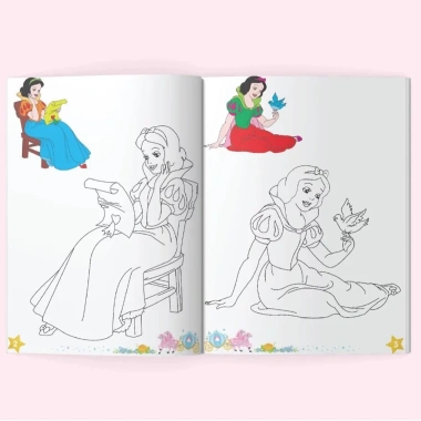 Sách Tô Màu Công Chúa Combo 6 Cuốn cho Bé 2 tuổi - Giá chỉ 29.000