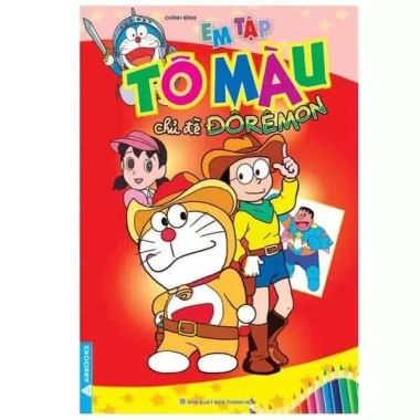 Sách Tô Màu Doraemon Bộ 5 Cuốn - Hình Ảnh Siêu Đáng Yêu - Giá 11.500 VNĐ - ABBOOKS 6 Sách Tô Màu Doraemon Bộ 5 Cuốn - Hình Ảnh Siêu Đáng Yêu - Giá 11.500 VNĐ - ABBOOKS 6