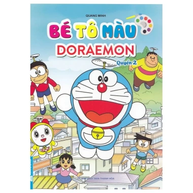 Sách Tô Màu Doraemon Bộ 5 Cuốn - Hình Ảnh Siêu Đáng Yêu - Giá 11.500 VNĐ - ABBOOKS