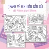 Sách Tô Màu Góc Nhỏ Có Nắng - 30 Chủ Đề cho Người Lớn & Trẻ Em, Thư Giãn 8