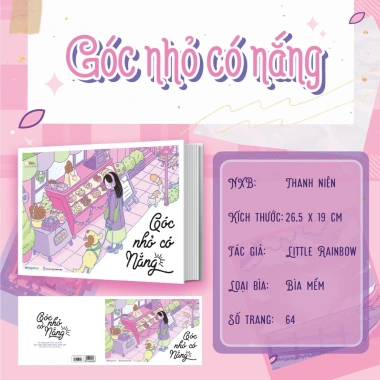 Sách Tô Màu Góc Nhỏ Có Nắng - 30 Chủ Đề cho Người Lớn & Trẻ Em, Thư Giãn
