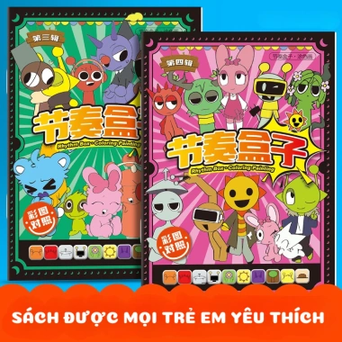 Sách Tô Màu Incredibox Sprunki – Vẽ Simon, Raddy, Wenda, Giá 30.000 VNĐ