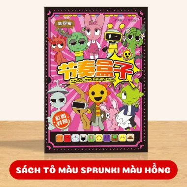 Sách Tô Màu Incredibox Sprunki – Vẽ Simon, Raddy, Wenda, Giá 30.000 VNĐ