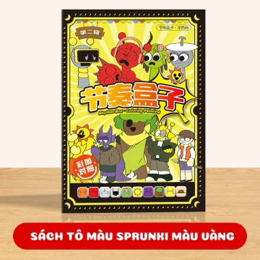 Sách Tô Màu Incredibox Sprunki – Vẽ Simon, Raddy, Wenda, Giá 30.000 VNĐ