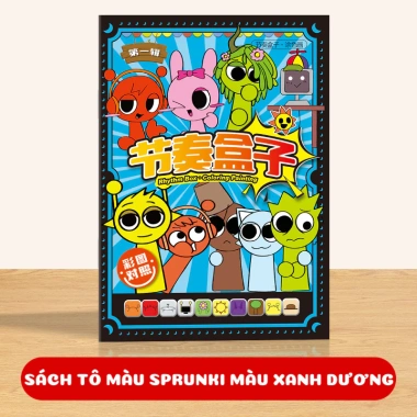 Sách Tô Màu Incredibox Sprunki – Vẽ Simon, Raddy, Wenda, Giá 30.000 VNĐ