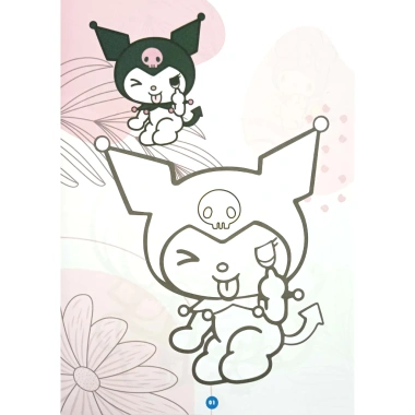 Sách tô màu Kuromi cho bé - ABBOOKS, giá ưu đãi 9.774 VND, giải trí sáng tạo 3