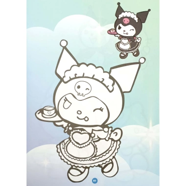 Sách tô màu Kuromi cho bé - ABBOOKS, giá ưu đãi 9.774 VND, giải trí sáng tạo 7