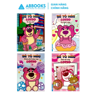 Sách tô màu Lotso cho bé - ABBOOKS, giảm giá 9.775đ, phát triển trí tưởng tượng