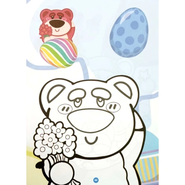 Sách tô màu Lotso cho bé - ABBOOKS, giảm giá 9.775đ, phát triển trí tưởng tượng