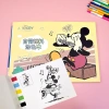 Sách Tô Màu Mickey Disney Chính Hãng - Giấy Dày, Nét In Đẹp, Kèm Bảng Màu Khô 2