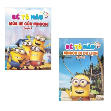 Sách tô màu Minion dễ thương cho bé - ABBOOKS - Giá 9.774 VND giảm từ 12.413 VND