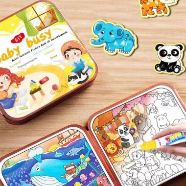 Sách tô màu nước & bóc dán 2 trong 1 cho bé - Giáo dục chơi học, giá 126.000đ 2 Sách tô màu nước & bóc dán 2 trong 1 cho bé - Giáo dục chơi học, giá 126.000đ 2