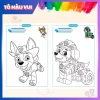 Sách tô màu Paw Patrol Chú chó cứu hộ – Mẫu nhân vật, Đồ chơi giáo dục cho bé 8