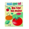 Sách tô màu rau củ cho bé, luyện tay sáng tạo, giá ưu đãi 15.000đ
