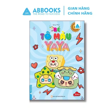 Sách tô màu sáng tạo cho bé YAYA ABBOOKS, giá 17.000₫, phát triển trí tưởng tượng và kỹ năng vẽ 2