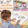 Sách Tô Màu Sanrio Kuromi Melody Cinnamoroll Pochacco - Giá 30.000, Vẽ Thỏa Sức Cho Bé