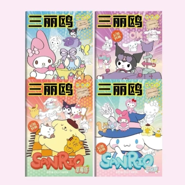 Sách Tô Màu Sanrio Kuromi Melody Cinnamoroll Pochacco - Giá 30.000, Vẽ Thỏa Sức Cho Bé 3
