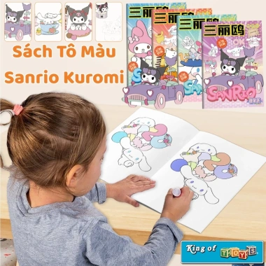 Sách Tô Màu Sanrio Kuromi, Melody, Pochacco – Đồ Chơi Ngộ Nghĩnh 30.000đ