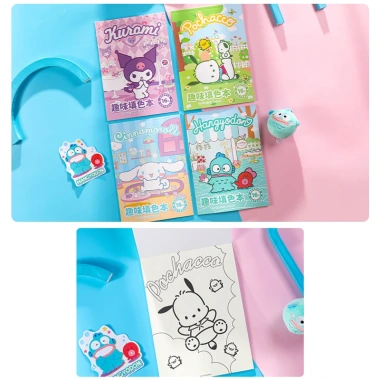 Sách Tô Màu Sanrio Kuromi, Melody, Pochacco – Đồ Chơi Ngộ Nghĩnh 30.000đ