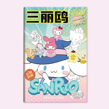 Sách Tô Màu Sanrio Kuromi, Melody, Pochacco – Đồ Chơi Ngộ Nghĩnh 30.000đ