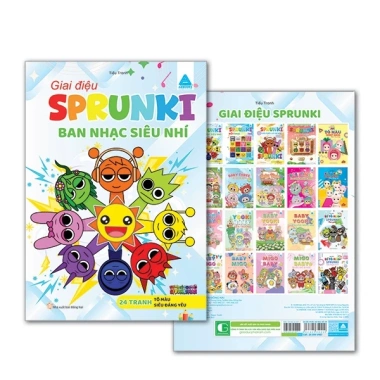 Sách tô màu SPRUNKI Ban Nhạc Siêu Nhí cho bé - ABBOOKS, Giá ưu đãi 17.000 VND 5