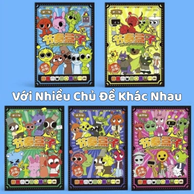 Sách tô màu Sprunki Incredibox Nhân vật Simon Raddy Jevin, giá 30.000 VND 5 Sách tô màu Sprunki Incredibox Nhân vật Simon Raddy Jevin, giá 30.000 VND 5